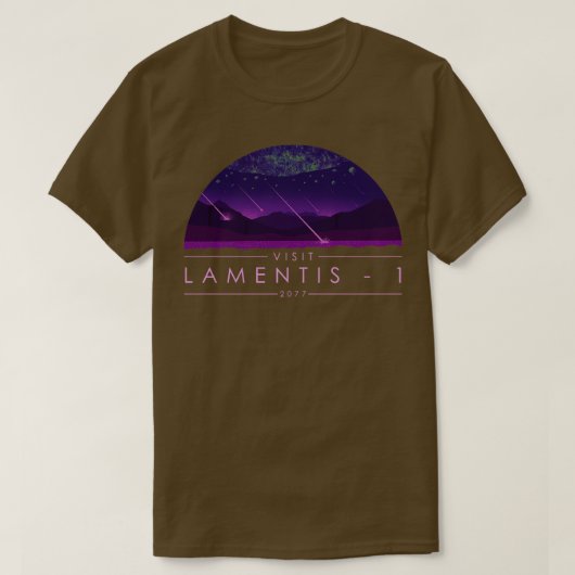 ラメンツを訪れる Tシャツ (デザイン正面)