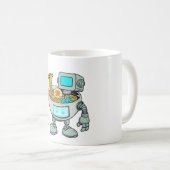 ラメンボット コーヒーマグカップ (正面右)