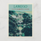 ラメーゴサンクチュアリーインポルトガルイラストレーション ポストカード (正面)