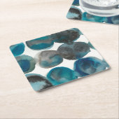 ラメール-円 スクエアペーパーコースター (アングル)