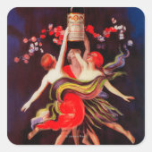 ラモスのまだら馬のヴィンテージPosterEurope スクエアシール (正面)