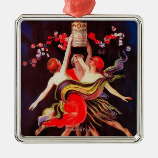 ラモスのまだら馬のヴィンテージPosterEurope メタルオーナメント (正面)