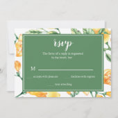 ラモダンドルチェVITAレモンRSVP招待状 (正面)