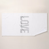 ラモダンブ·シンプルロサンゼルスのデザイン バスタオル (バスタオル)