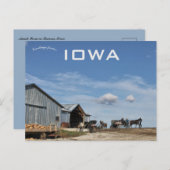 ラモニアイオワのアミッシュファーム ポストカード (正面/裏面)