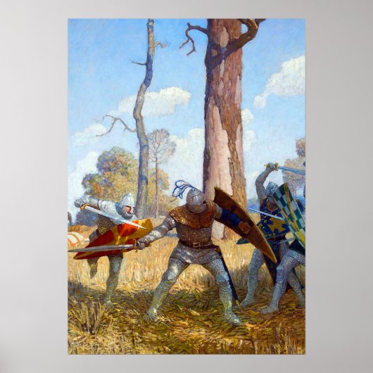 ラモラック卿の殺害、1922年NCワイエス著 ポスター (正面)