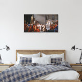 ラモルテディチェザーバイヴィンセンゾカンッチーニ キャンバスプリント (インサイチュ (寝室))