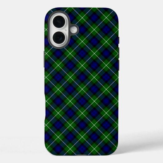 ラモンタータンチェックブルーグリーンプライド Case-Mate iPhoneケース (裏面)