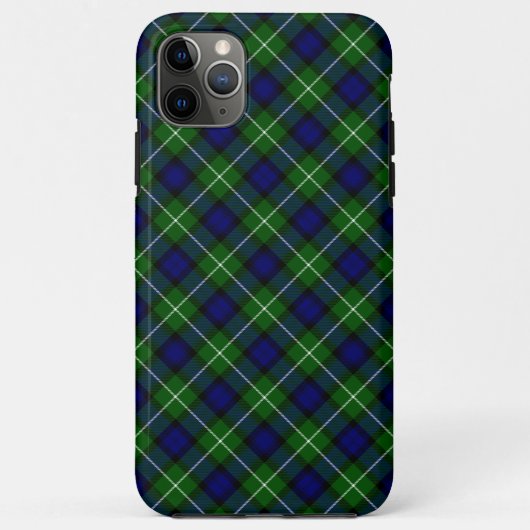 ラモンタータンチェックブルーグリーンプライド Case-Mate iPhoneケース (裏面)