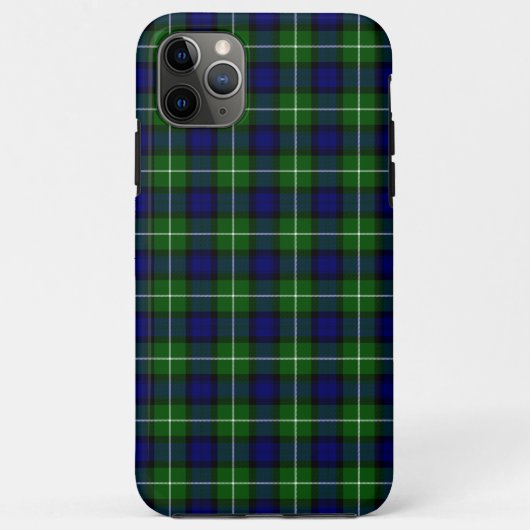 ラモンタータン 青緑格子 Case-Mate iPhoneケース (裏面)