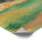 ラモンターニュ・サントビクトワール – ポール・セザンヌ- c1886 ポスター (角)