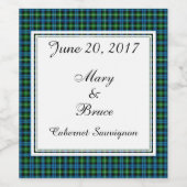 ラモントスコティ結婚ッシュワインラベル ワインラベル (シングルラベル)