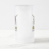 ラモント氏バッジ フロストグラスビールジョッキ (中央)