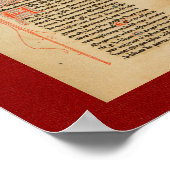 ラモン・ルル:13世紀のライトアップされた原稿 ポスター (角)