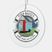 ラモン-小さい家 セラミックオーナメント (左)