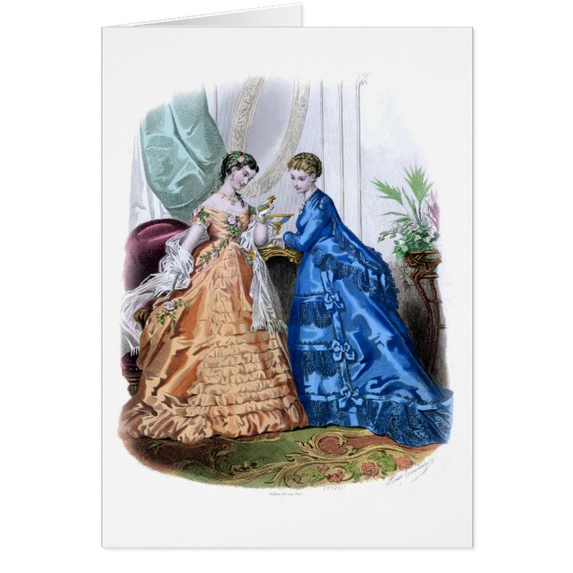 ラモードイラストレピーチアンドブルーガウン (正面)