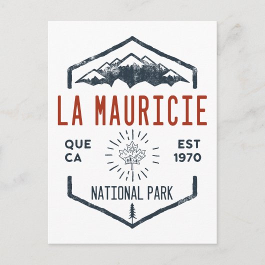 ラモーリシエ国立公園カナダ動揺して ポストカード (正面)