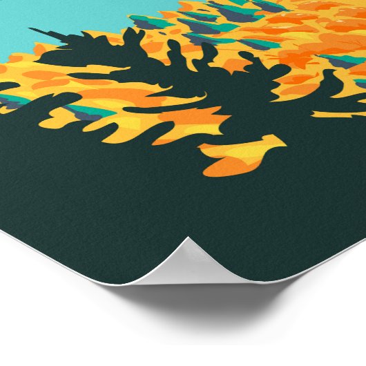 ラモーリシエ国立公園旅行芸術ヴィンテージ ポスター (角)