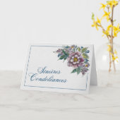 ラモ・デ・ペオニアス・マルヴァス・タルジェタ・デ・コンデンシアス カード (黄色い花)