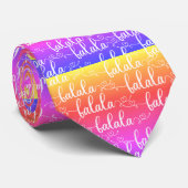 ラユニークラカラフルラ・スクリプモダント・レインボー ネクタイ (ロール)