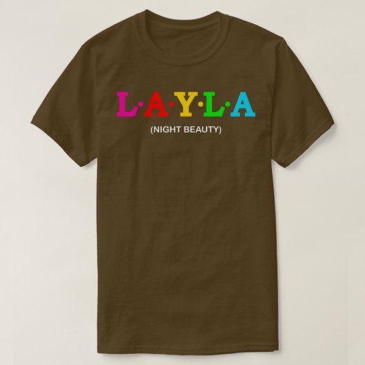 ラライラナイト美しい1 Tシャツ (デザイン正面)