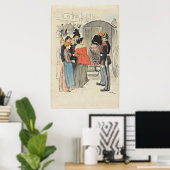 ララフル–1893年Theophile Alexandre Steinlen著 ポスター (ホームオフィス)