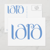 ララブルー葉書 ポストカード (正面/裏面)