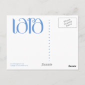 ララブルー葉書 ポストカード (裏面)