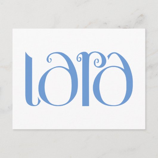 ララブルー葉書 ポストカード (正面)