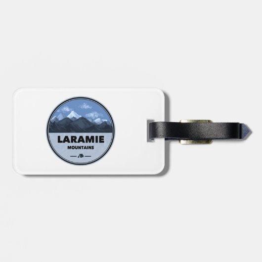 ララミーマウンテンズワイオミンコロラドキャンピング ラゲッジタグ (裏面横)