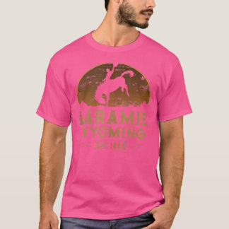ララミーワイオミンウェイワイルドウエストロードカウボーイ Tシャツ