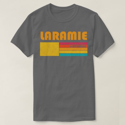 ララミーワイオミングヴィンテージ動揺して土産 Tシャツ (デザイン正面)