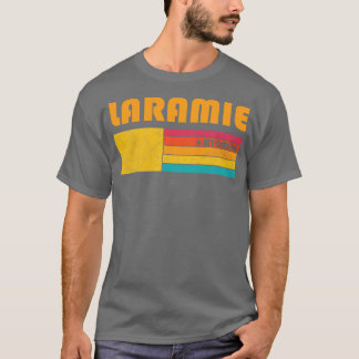 ララミーワイオミングヴィンテージ動揺して土産 Tシャツ