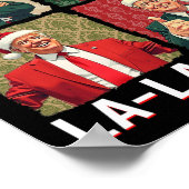 ラララドナルドトランプポタス47醜いクリスマス3 ポスター (角)