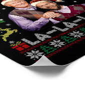 ラララドナルドトランプポトゥス47醜いクリスマススススススススススウェー ポスター (角)