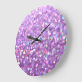 ラララベンダー ラージ壁時計 (傾斜)