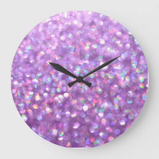 ラララベンダー ラージ壁時計 (正面)