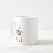 ラララマムグ コーヒーマグカップ (正面左)