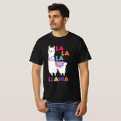 ララララマおもしろいシンギングラマ Tシャツ (正面フル)