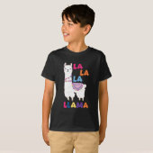 ララララマおもしろいシンギングラマ Tシャツ (正面フル)