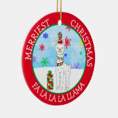 ララララマキュートクリスマス セラミックオーナメント (右)