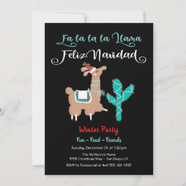 ラララ ラマ フェリス ナビダー パーティー ご招待 シーズンカード