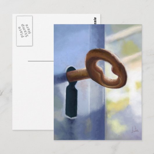 ララヴ/鍵。 ポストカード (正面/裏面)