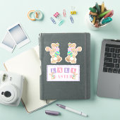 ララ・イースター・バニー・ステッカーシート シール (iPadカバー)