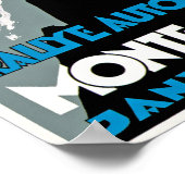 ラリエ自動車モンテカルロ ポスター (角)