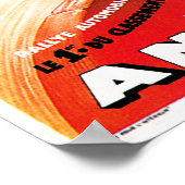 ラリエ自動車モンテカルロ ポスター (角)