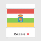 ラリオハ国旗 シール (シート)