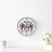 ラリック時計 ラウンド壁時計 (ホーム)