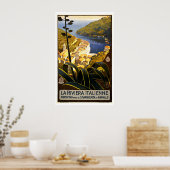 ラリビエライタレンフランスヴィンテージ旅行 ポスター (キッチン)