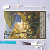 ラリビエラトラベルポスターデクページティッシュペーパー 薄葉紙 (クラフト)